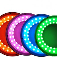 RGB彩色可调整环形光源