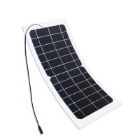 厂家直销6v10w半柔性轻薄太阳能电池板房车露营户外太阳能发电